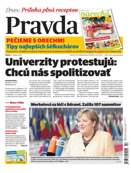 E-magazín Denník Pravda 22. 10. 2021 - OUR MEDIA SR a. s.