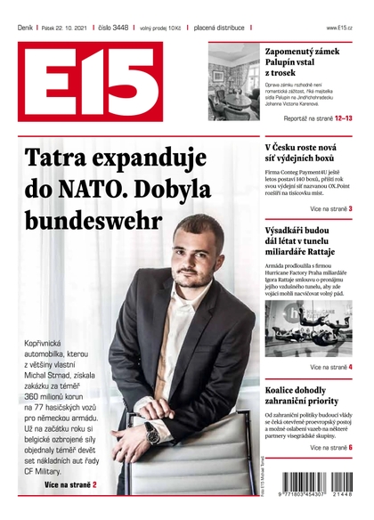 E-magazín E15 - 22.10.2021 - CZECH NEWS CENTER a. s.
