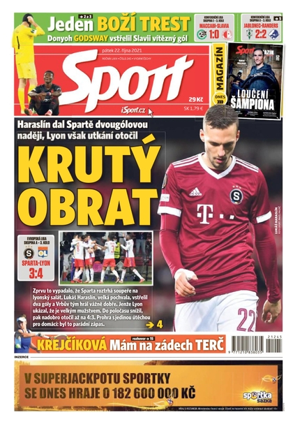 E-magazín Sport - 22.10.2021 - CZECH NEWS CENTER a. s.
