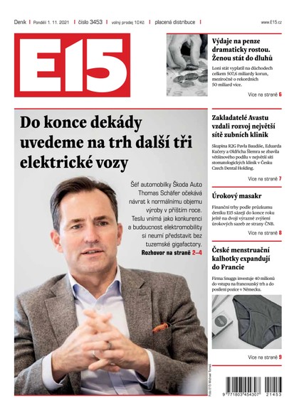 E-magazín E15 - 1.11.2021 - CZECH NEWS CENTER a. s.