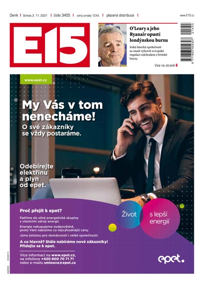 E-magazín E15 - 3.11.2021 - CZECH NEWS CENTER a. s.