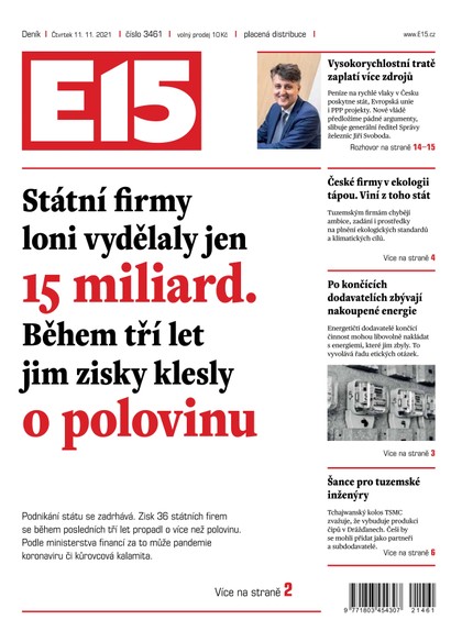 E-magazín E15 - 11.11.2021 - CZECH NEWS CENTER a. s.