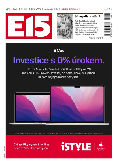 E-magazín E15 - 19.11.2021 - CZECH NEWS CENTER a. s.