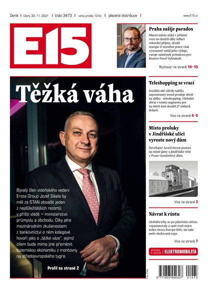 E-magazín E15 - 30.11.2021 - CZECH NEWS CENTER a. s.