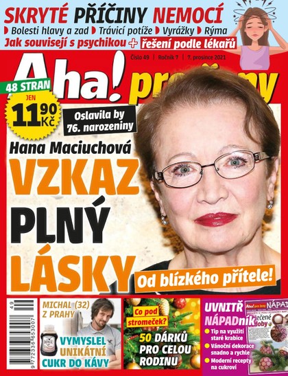 E-magazín AHA! pro ženy - 49/2021 - CZECH NEWS CENTER a. s.