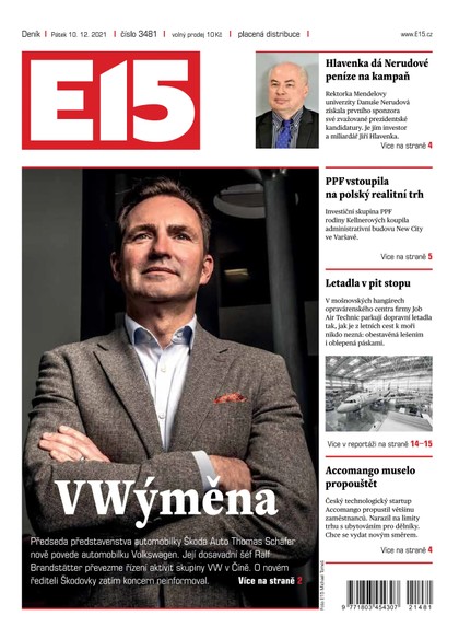 E-magazín E15 - 10.12.2021 - CZECH NEWS CENTER a. s.