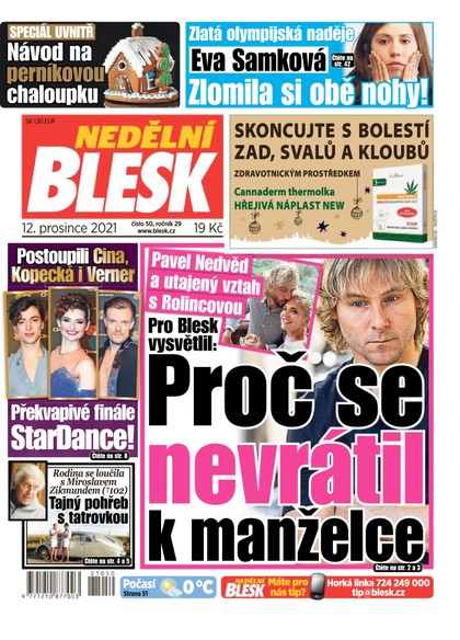 E-magazín Nedělní Blesk - 12.12.2021 - CZECH NEWS CENTER a. s.