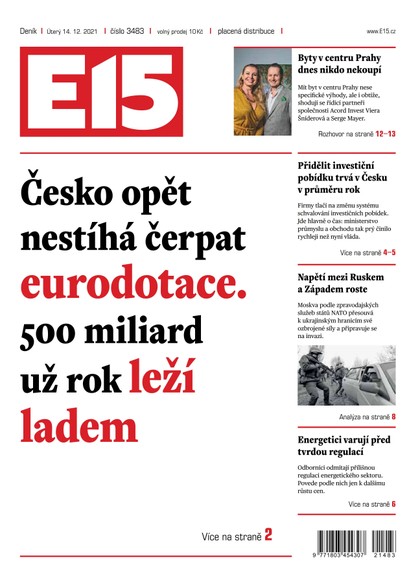 E-magazín E15 - 14.12.2021 - CZECH NEWS CENTER a. s.