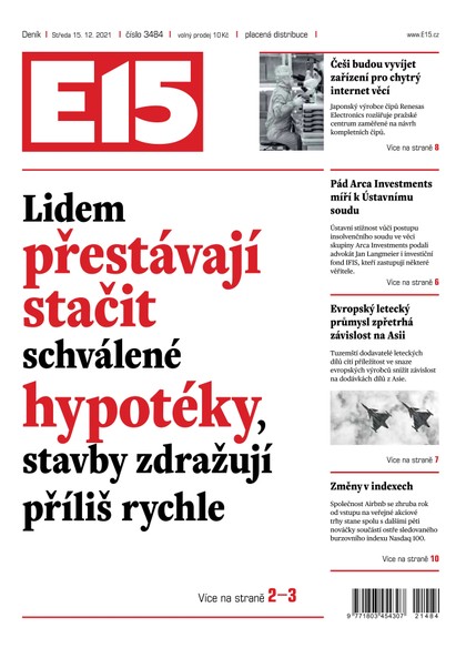 E-magazín E15 - 15.12.2021 - CZECH NEWS CENTER a. s.