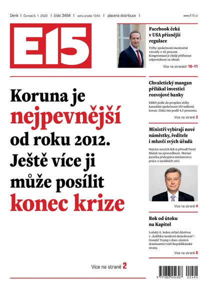 E-magazín E15 - 6.1.2022 - CZECH NEWS CENTER a. s.