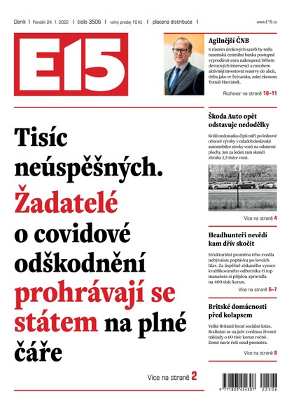 E-magazín E15 - 24.1.2022 - CZECH NEWS CENTER a. s.