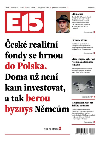 E-magazín E15 - 27.1.2022 - CZECH NEWS CENTER a. s.