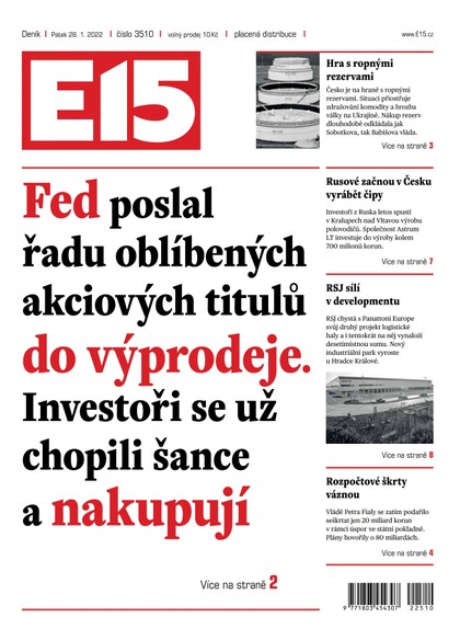 E-magazín E15 - 28.1.2022 - CZECH NEWS CENTER a. s.