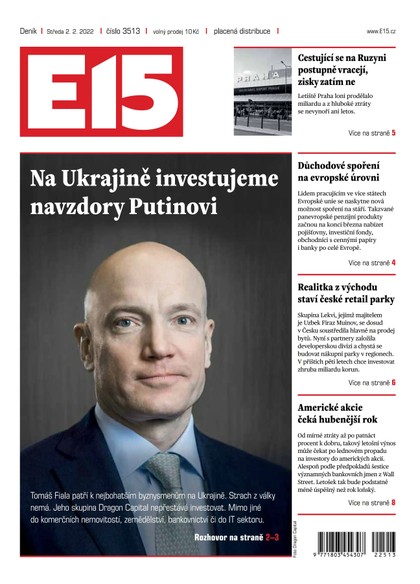 E-magazín E15 - 2.2.2022 - CZECH NEWS CENTER a. s.