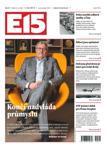 E-magazín E15 - 4.2.2022 - CZECH NEWS CENTER a. s.