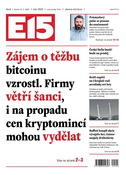 E-magazín E15 - 16.2.2022 - CZECH NEWS CENTER a. s.