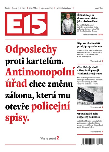 E-magazín E15 - 17.2.2022 - CZECH NEWS CENTER a. s.