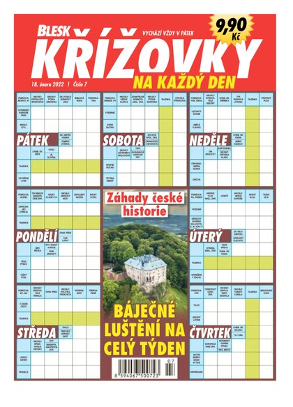 E-magazín Blesk křížovky na každý den - 07/2022 - CZECH NEWS CENTER a. s.