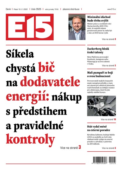 E-magazín E15 - 18.2.2022 - CZECH NEWS CENTER a. s.