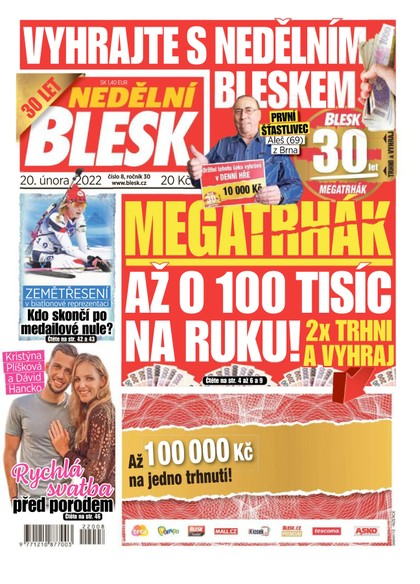 E-magazín Nedělní Blesk - 20.2.2022 - CZECH NEWS CENTER a. s.