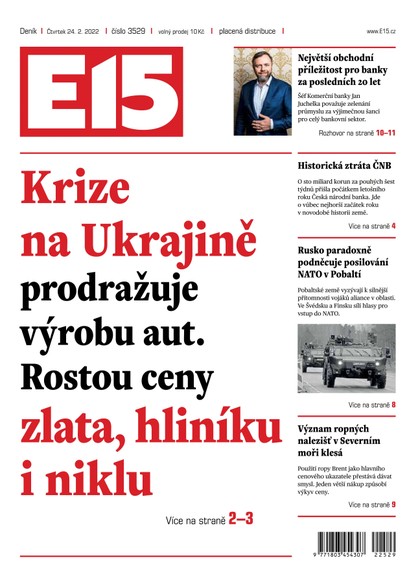 E-magazín E15 - 24.2.2022 - CZECH NEWS CENTER a. s.