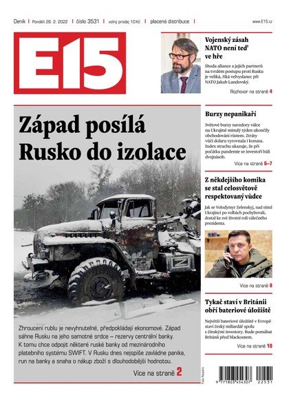 E-magazín E15 - 28.2.2022 - CZECH NEWS CENTER a. s.