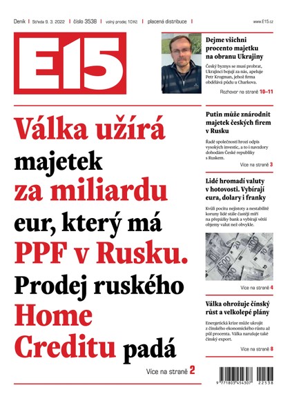 E-magazín E15 - 9.3.2022 - CZECH NEWS CENTER a. s.