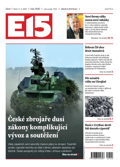 E-magazín E15 - 11.3.2022 - CZECH NEWS CENTER a. s.