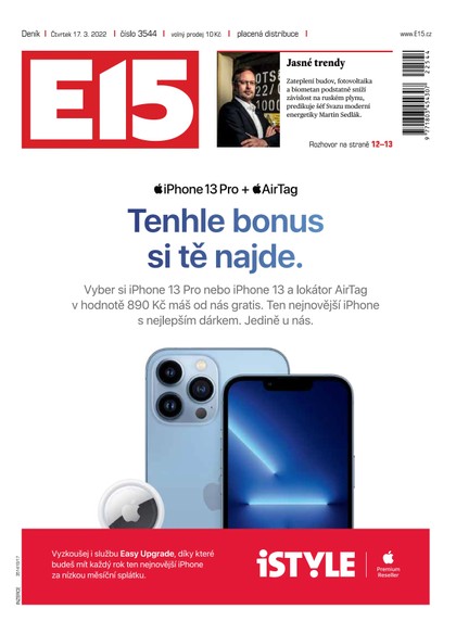 E-magazín E15 - 17.3.2022 - CZECH NEWS CENTER a. s.