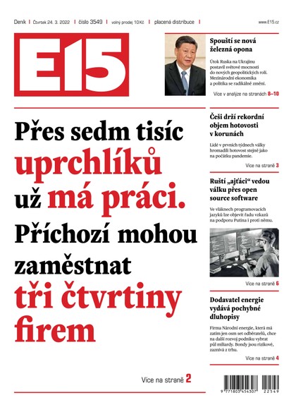 E-magazín E15 - 24.3.2022 - CZECH NEWS CENTER a. s.