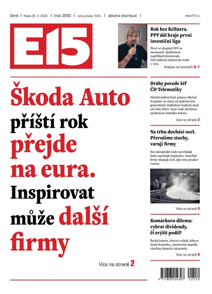 E-magazín E15 - 25.3.2022 - CZECH NEWS CENTER a. s.