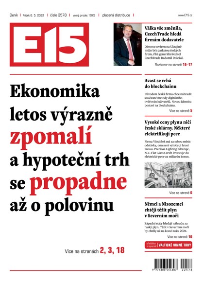 E-magazín E15 - 6.5.2022 - CZECH NEWS CENTER a. s.