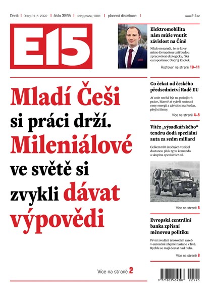 E-magazín E15 - 31.5.2022 - CZECH NEWS CENTER a. s.