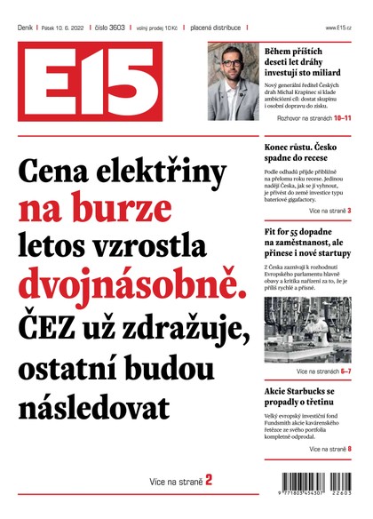 E-magazín E15 - 10.6.2022 - CZECH NEWS CENTER a. s.