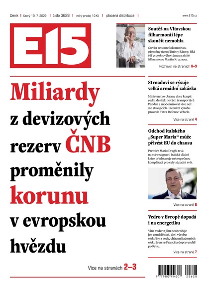 E-magazín E15 - 19.7.2022 - CZECH NEWS CENTER a. s.