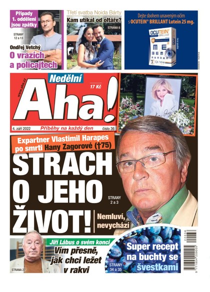 E-magazín Nedělní Aha! - 4.9.2022 - CZECH NEWS CENTER a. s.