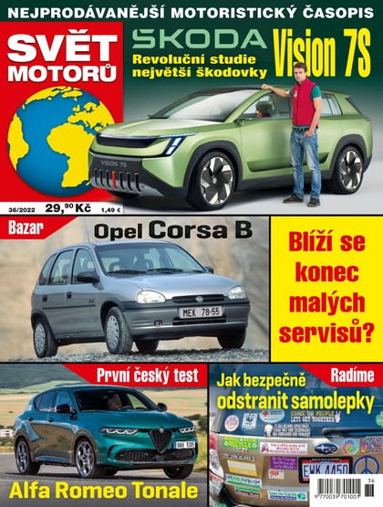 E-magazín SVĚT MOTORŮ - 36/2022 - CZECH NEWS CENTER a. s.