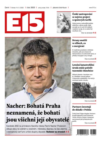 E-magazín E15 - 14.9.2022 - CZECH NEWS CENTER a. s.