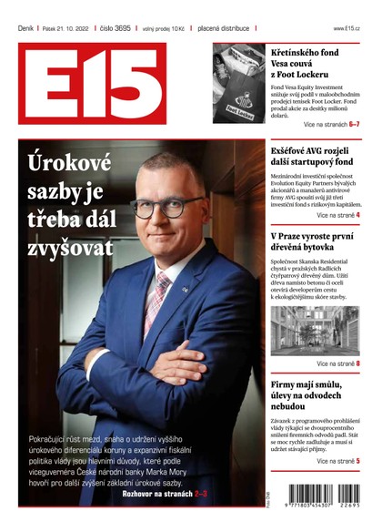 E-magazín E15 - 21.10.2022 - CZECH NEWS CENTER a. s.