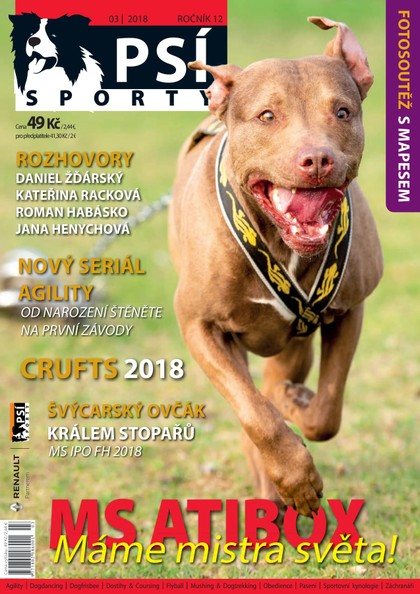 E-magazín Psí sporty 3/2018 - Jakub Štýbr