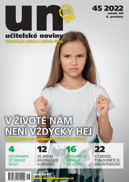 E-magazín Učitelské noviny 45/2022 - GNOSIS s.r.o.