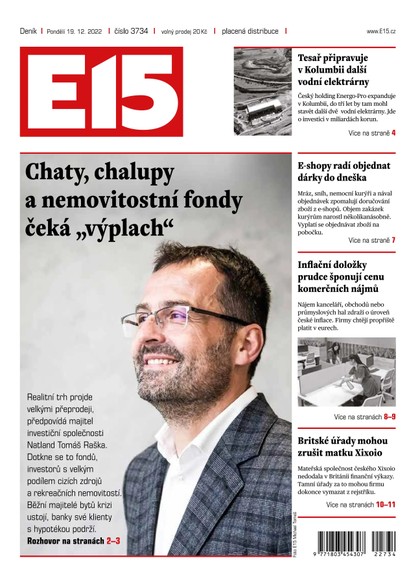 E-magazín E15 - 19.12.2022 - CZECH NEWS CENTER a. s.