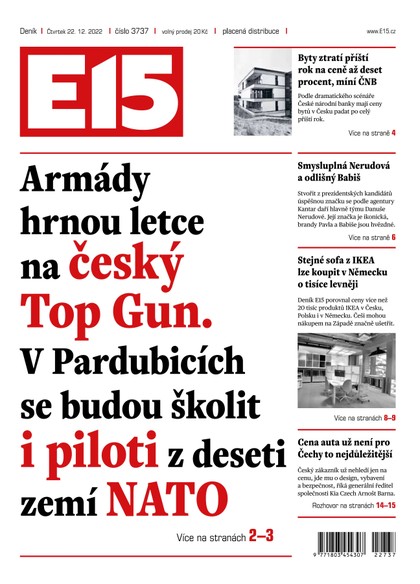 E-magazín E15 - 22.12.2022 - CZECH NEWS CENTER a. s.