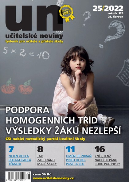 E-magazín Učitelské noviny 25/2022 - GNOSIS s.r.o.