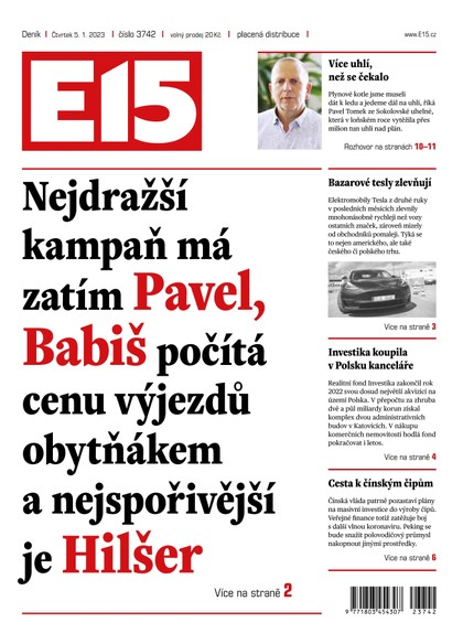 E-magazín E15 - 5.1.2023 - CZECH NEWS CENTER a. s.