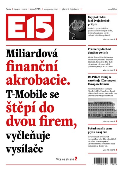 E-magazín E15 - 6.1.2023 - CZECH NEWS CENTER a. s.