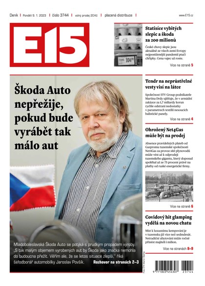 E-magazín E15 - 9.1.2023 - CZECH NEWS CENTER a. s.