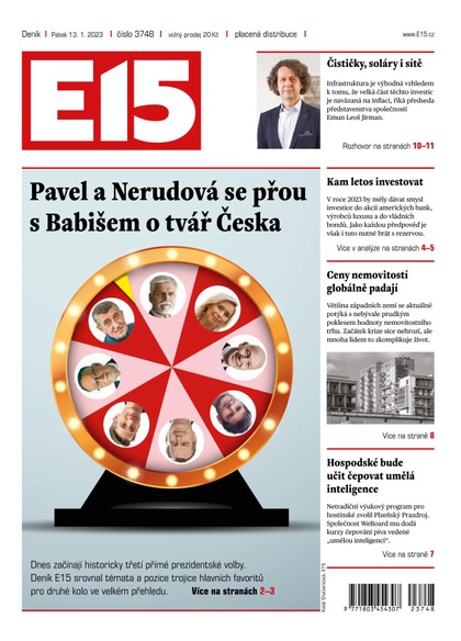 E-magazín E15 - 13.1.2023 - CZECH NEWS CENTER a. s.