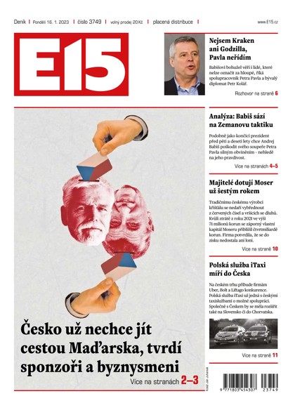 E-magazín E15 - 16.1.2023 - CZECH NEWS CENTER a. s.