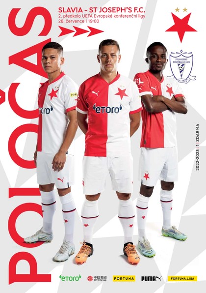 E-magazín Poločas 2022/23 č.01 Slavia - St. Joseph´s - SK Slavia Praha